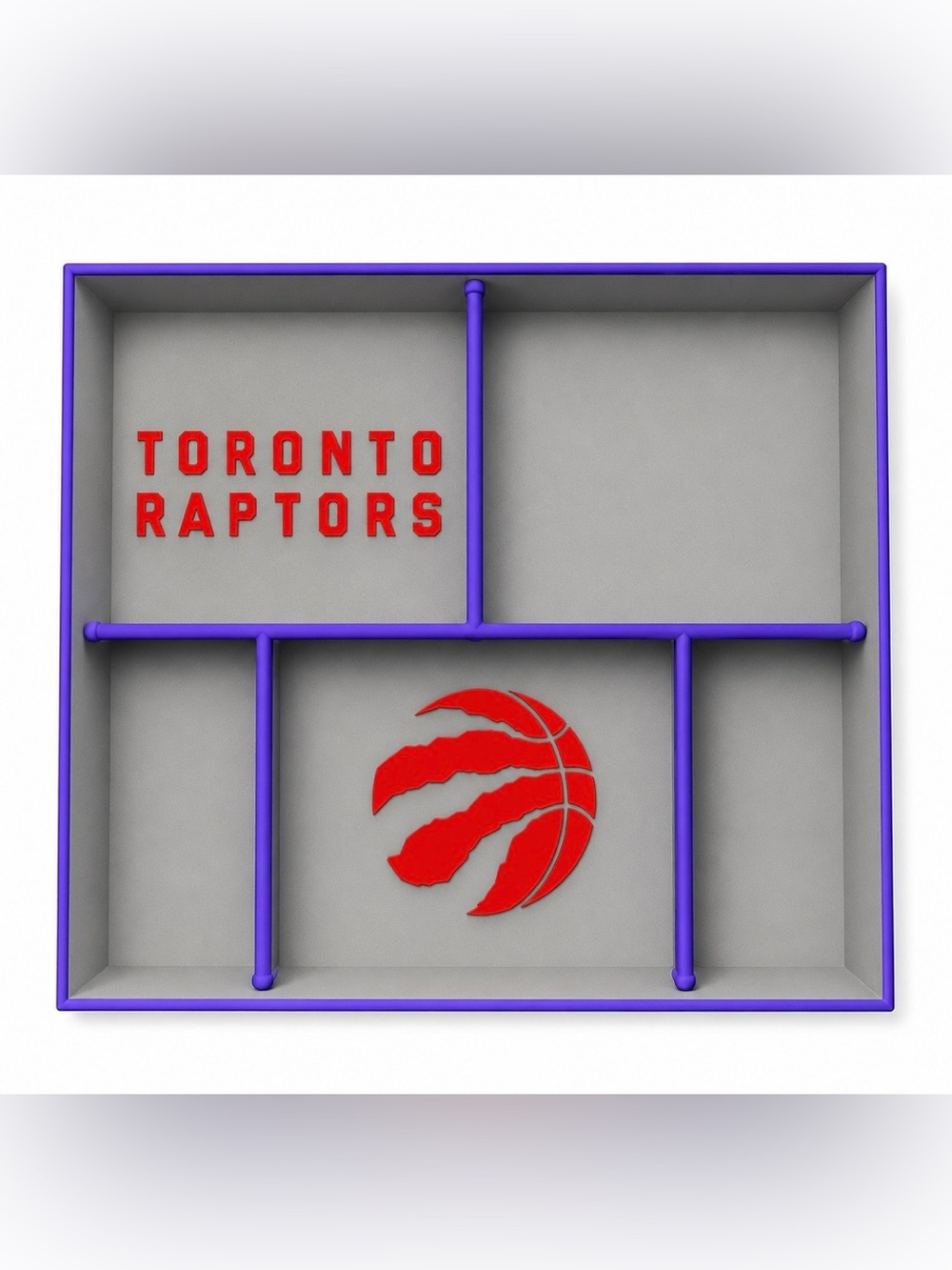 Toronto Raptors NBA Pocket Dump Tray - For Keys, Wallet, Money, Etc